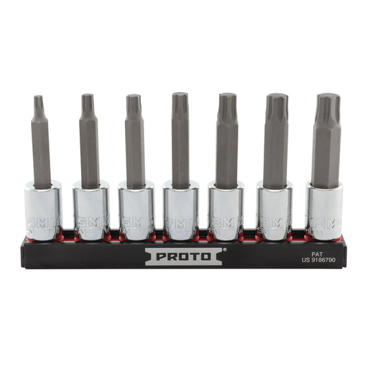 Proto J4990R7MM — 3/8 in. Drive Metric Advanced Hex Bit Socket Set (7 pc.) J4990R7MM