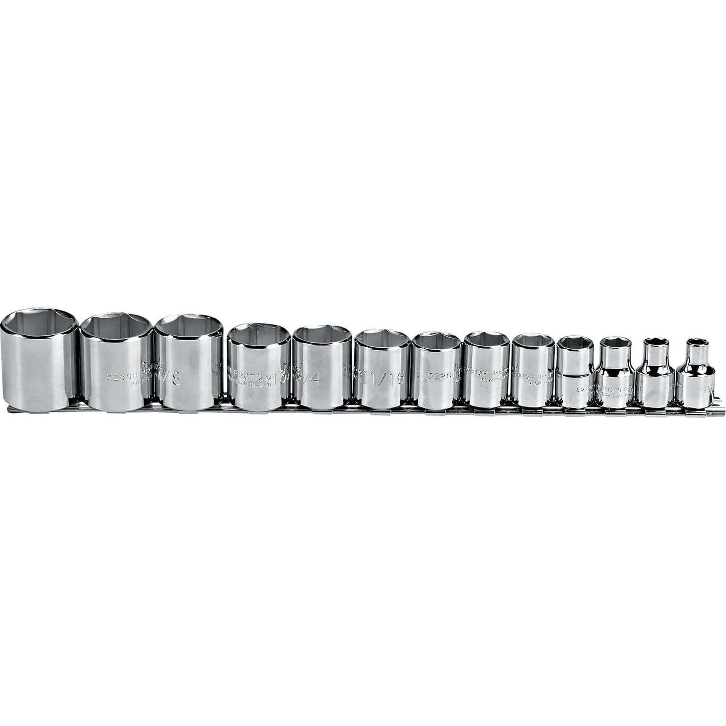 Proto J52126 — 3/8 in. Drive 6-Point Socket Set (13 pc.) J52126