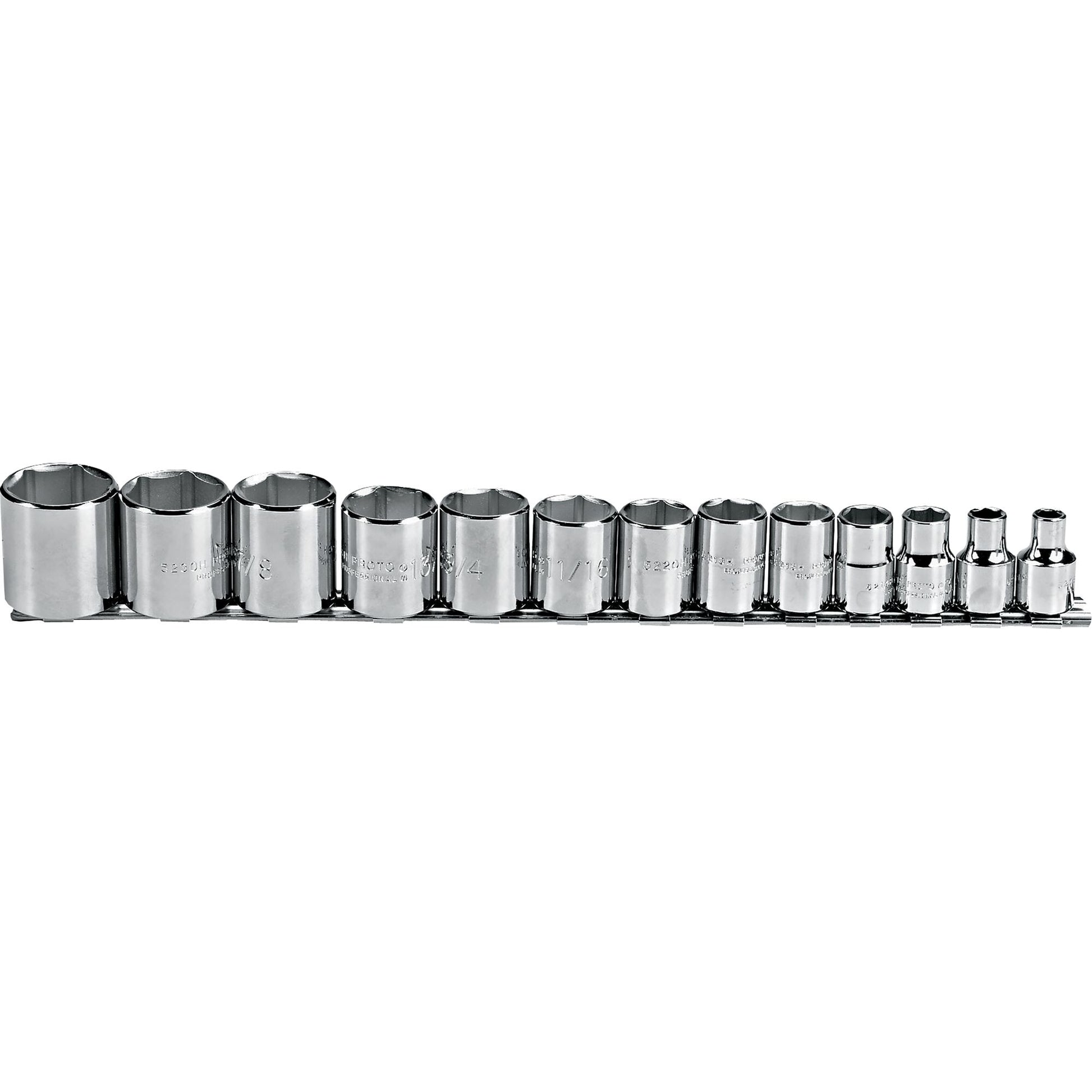 Proto J52126 — 3/8 in. Drive 6-Point Socket Set (13 pc.) J52126