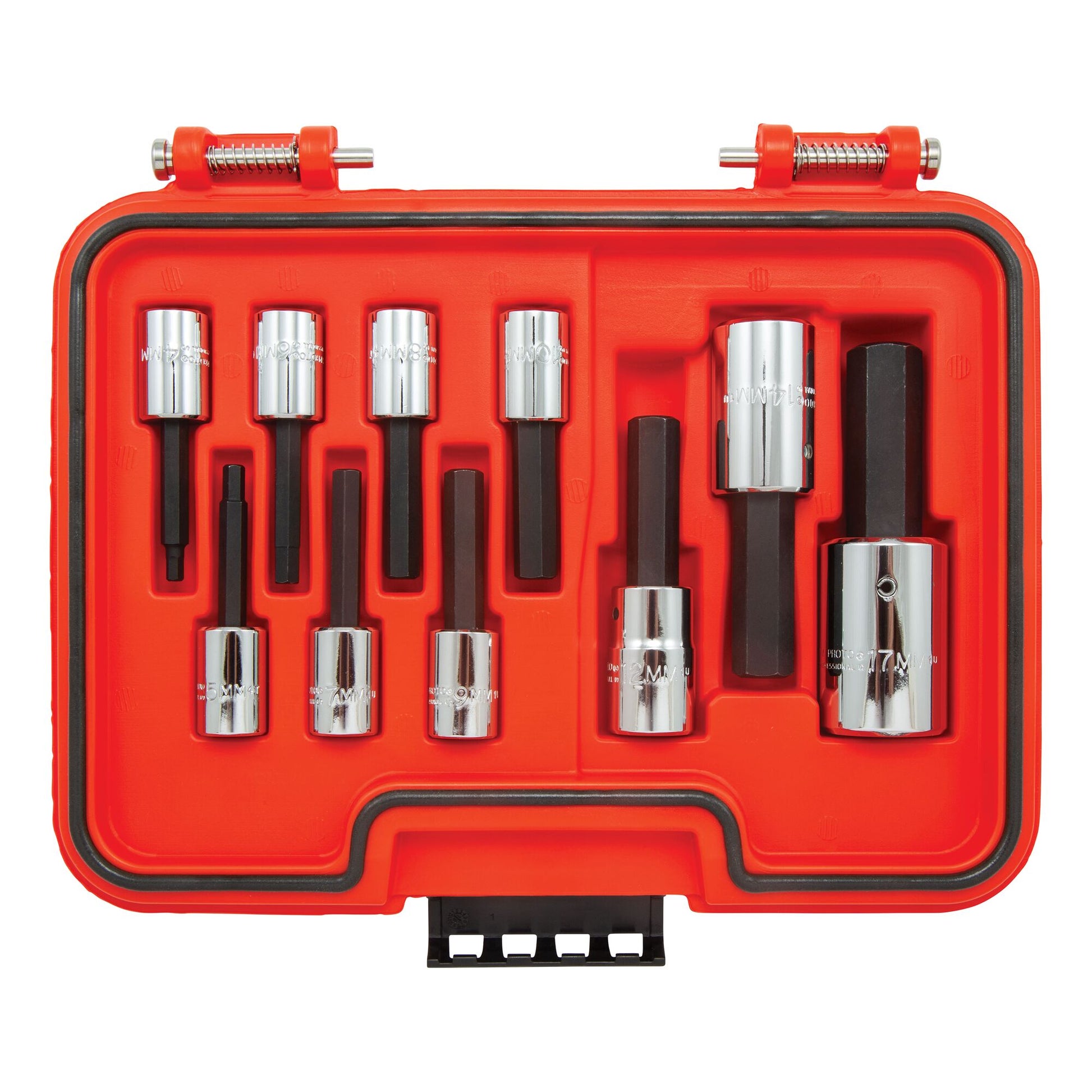 Proto 3/8 in. & 1/2 in. Drive Metric Hex Bit Set (10 pc.) J52210H