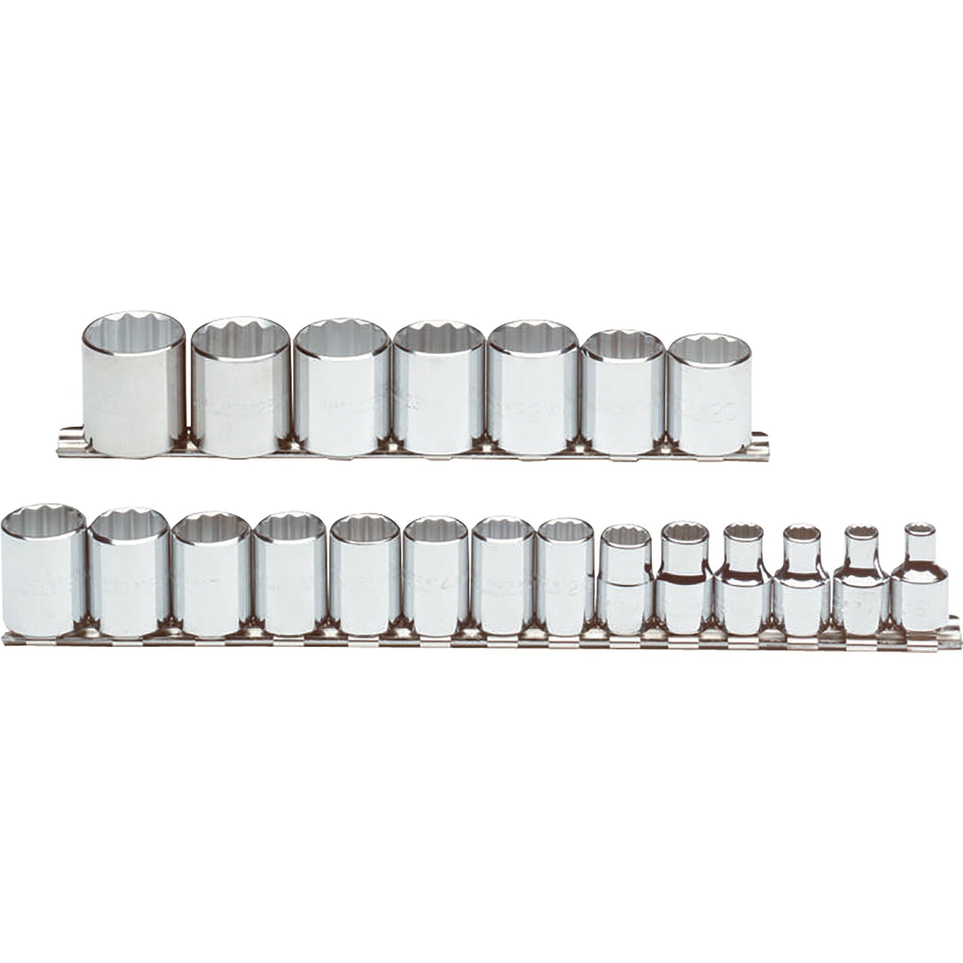 Proto J52215 — 3/8 in. Drive 12-Point Metric Socket Set (21 pc.) J52215