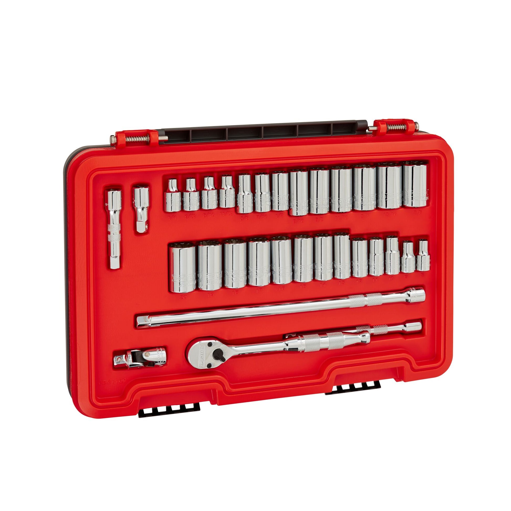 Proto J52332AS — 3/8 in. Drive 12-Point SAE and Metric Set (32 pc.) J52332AS