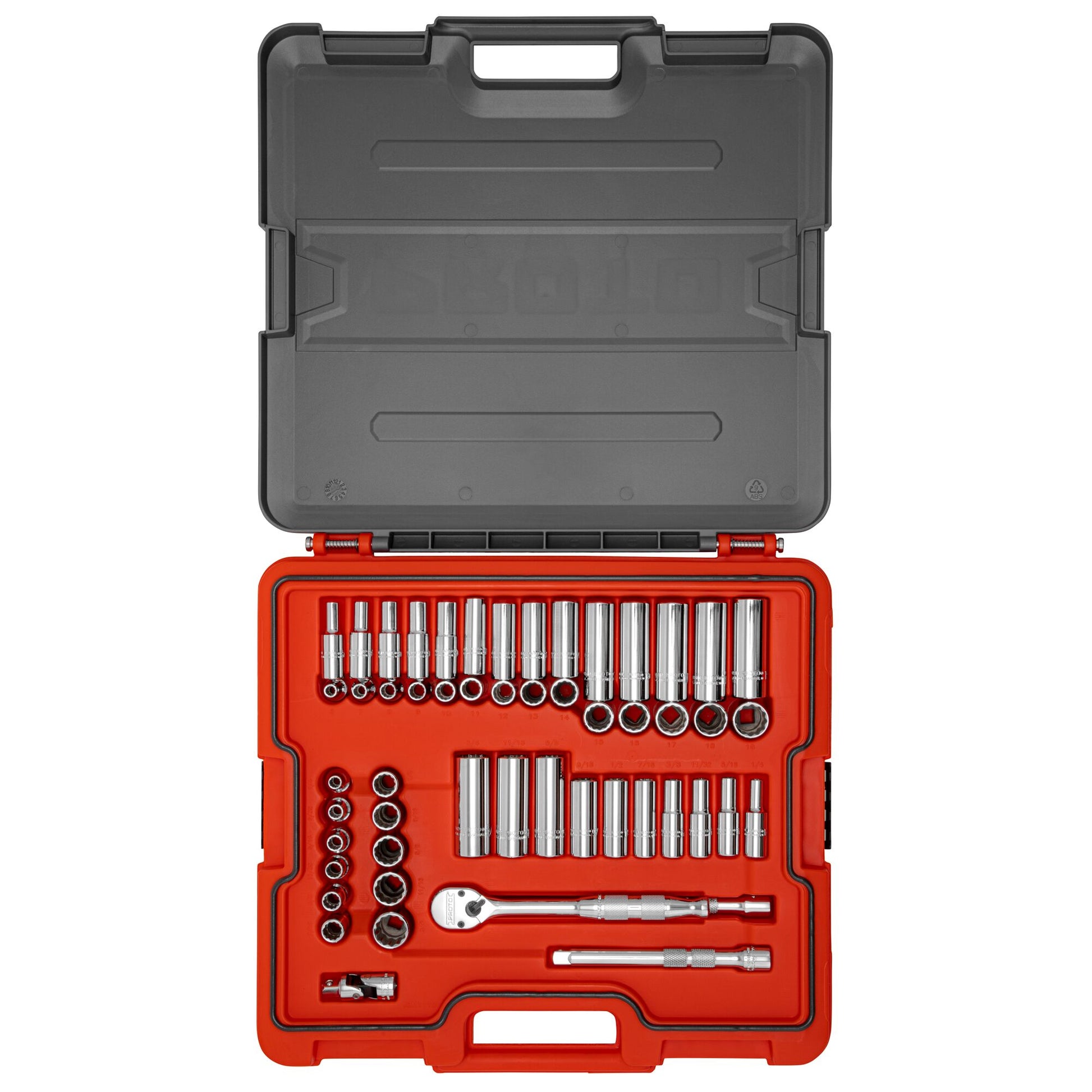 Proto 3/8 in. Drive 12-Point Aerospace Socket Set (53 pc.) J52353AS