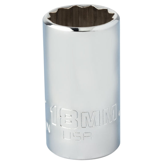 Proto 1/2In Drive mm Inter Socket 18Mm - 12-Point J5418MN
