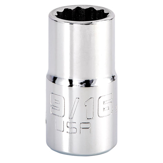 Proto Socket 1/2 Drive 9/16 12-Point Intm J5418N