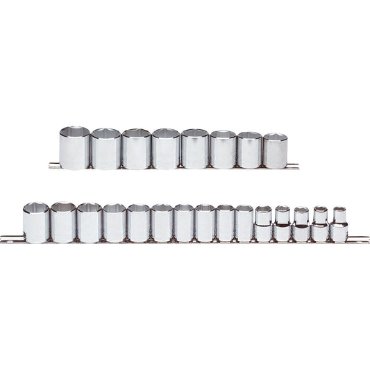 Proto J54209 — 1/2 in. Drive 6-Point Metric Deep Socket Set (23 pc.) J54209