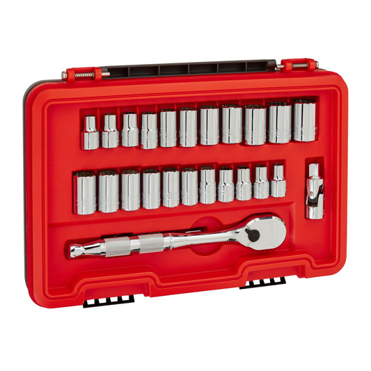 Proto J54325AS — 1/2 Drive 12-Point Aerospace Socket Set (25 pc.) J54325AS