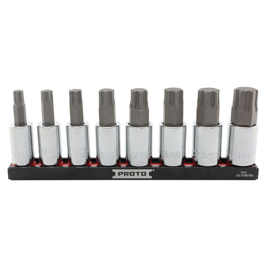 Proto J5441R8SAE — 1/2 in. Drive Advanced Hex Bit Socket Set (8 pc.) J5441R8SAE