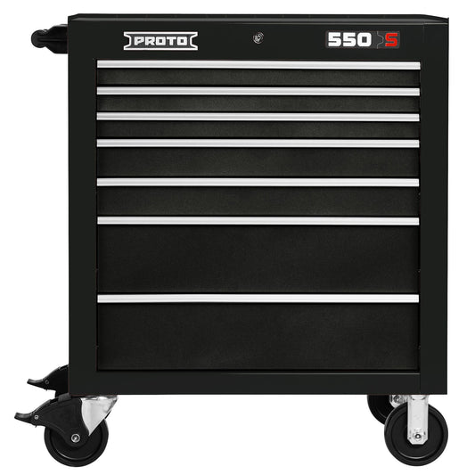 Proto 34 in. 7-Drawer 550S Roller Cabinet J553441-7BK