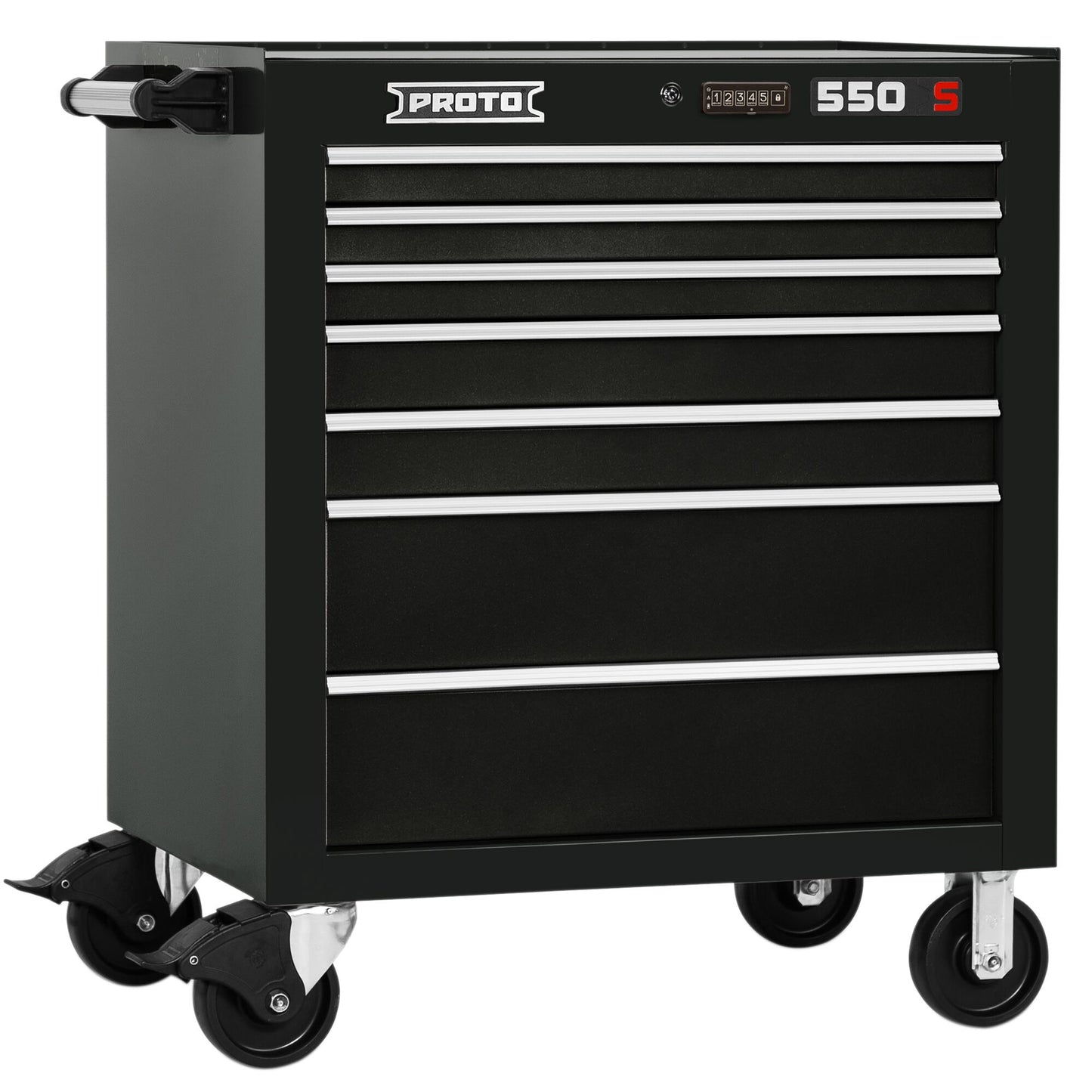 Proto J553441-7BK — 34 in. 7-Drawer 550S Roller Cabinet J553441-7BK