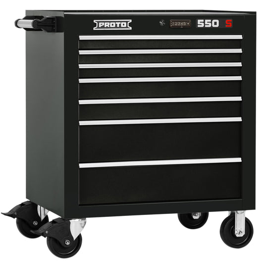 Proto J553441-7BK — 34 in. 7-Drawer 550S Roller Cabinet J553441-7BK