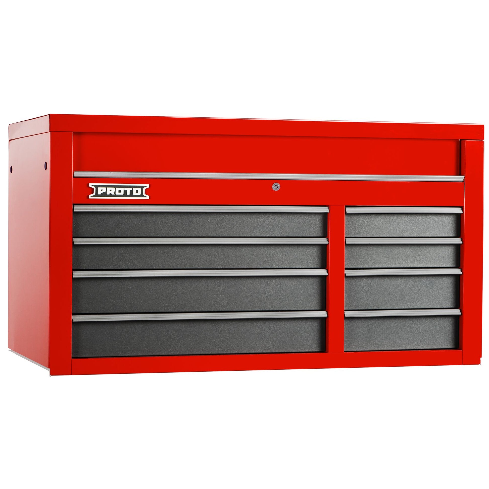 Proto Top Chest 50 in. 8 Drawer Red/Grey J555027-8SG