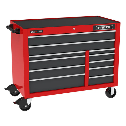 Proto 50 in. 11-Drawer 550S Series Workstation With Wheels J555041B-11SG