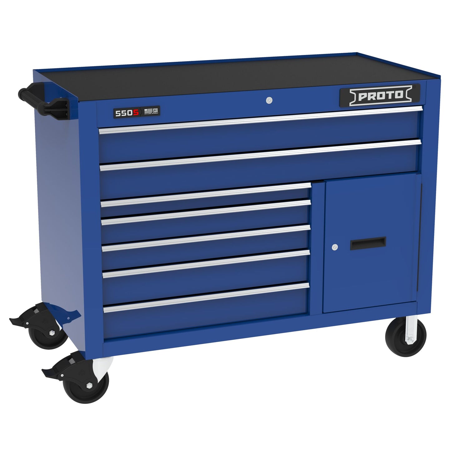 Proto Wrkstation 50 in. 7 Drawer Blue J555041B-7BL-1S