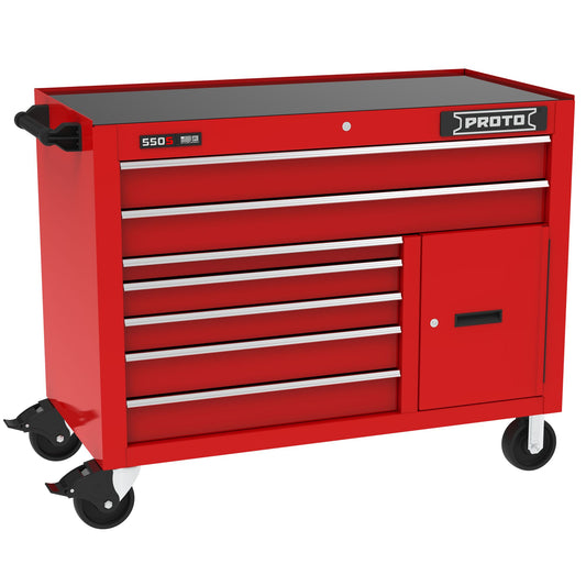 Proto Wrkstation 50 in. 7 Drawer Gl Red J555041B-7RD-1S