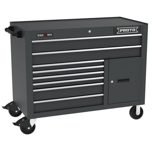 Proto Wrkstation 50 in. 8 Drawer Dual Black J555041B-8DB-2S