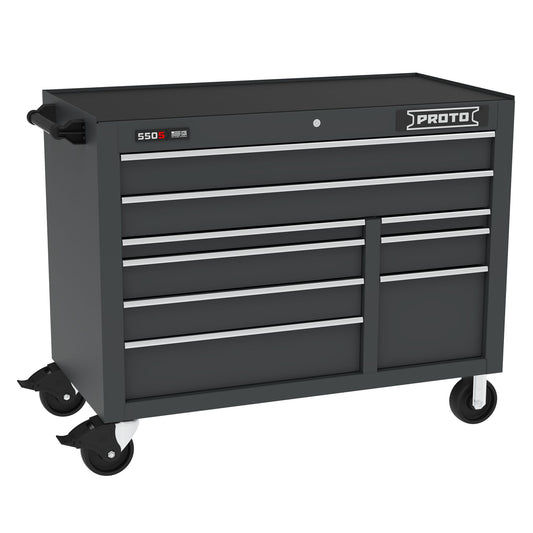 Proto Wrkstation 50 in. 9 Drawer Dual Black J555041B-9DB
