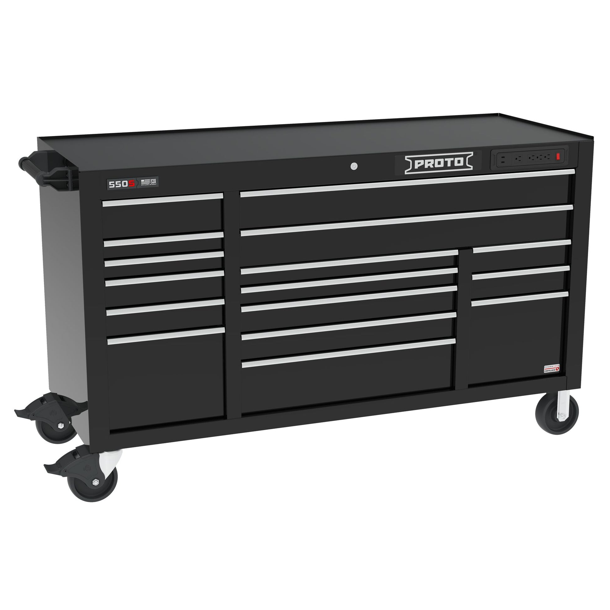 Proto 67In Pwr Workstation-Gloss Blk J556741B16BKPDP