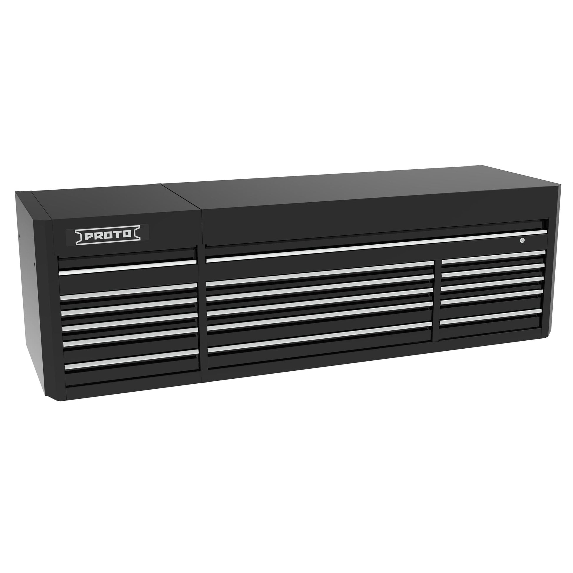 Proto Top Chest 88 in. 15 Drawer Black J558827B-15BK