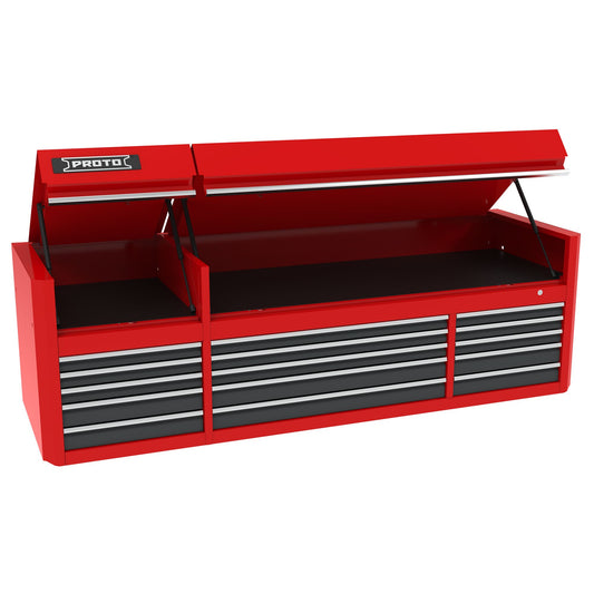 Proto J558827B-15SG — 88 in. 15-Drawer 550S Series Top Chest J558827B-15SG