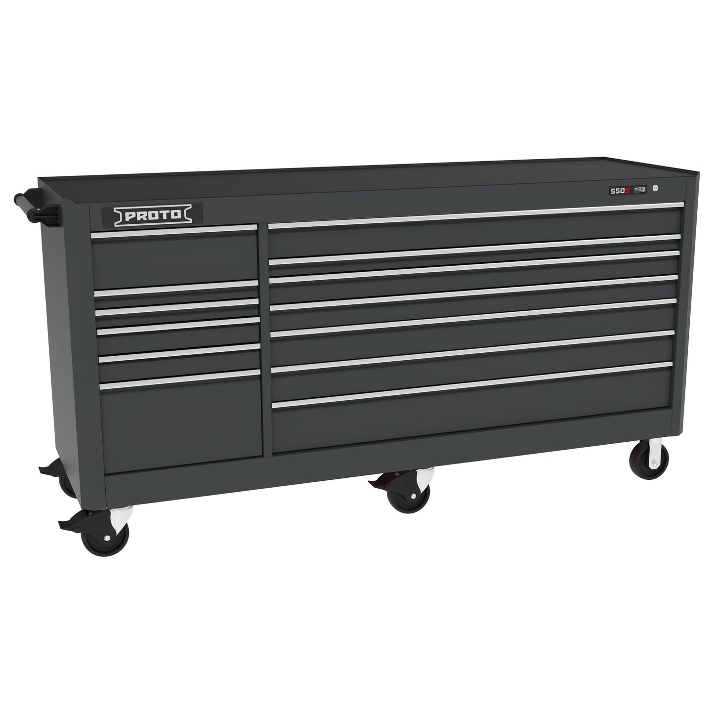 Proto Wrkstn 88 in. 13 Drawer Dualblack J558846B-13DB