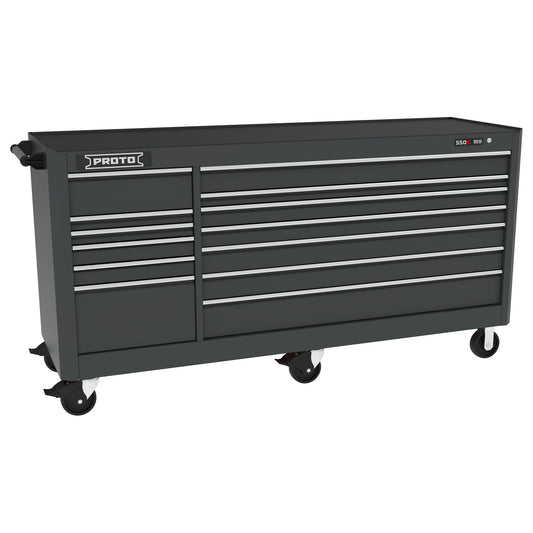 Proto Wrkstn 88 in. 13 Drawer Dualblack J558846B-13DB