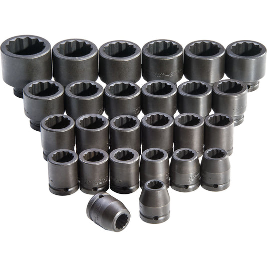 Proto J72106M — 3/4 in. Drive 12-Point Metric Socket Set (26 pc.) J72106M