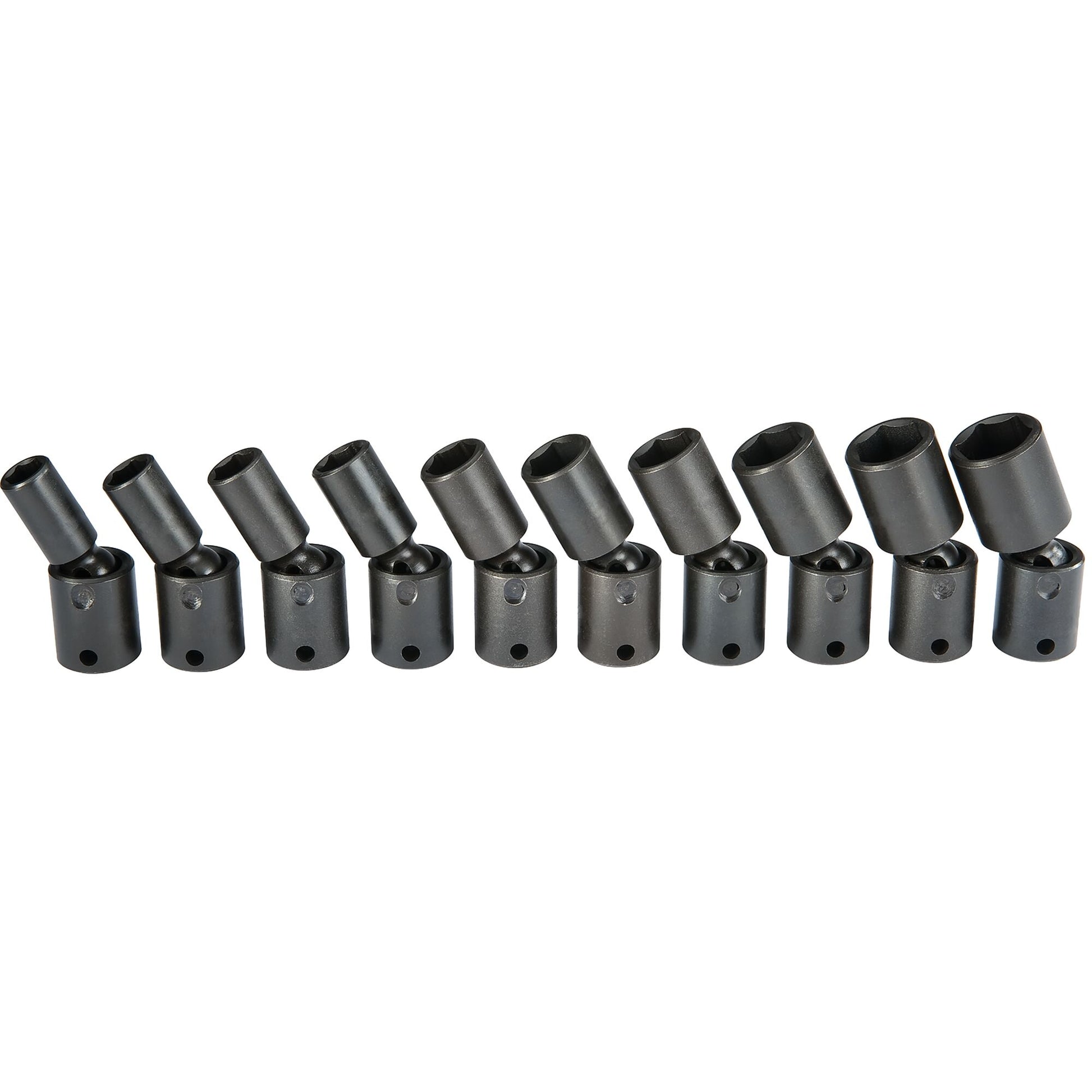 Proto J72135M — 3/8 in. Drive 6-Point Metric Universal Impact Socket Set (10 pc.) J72135M