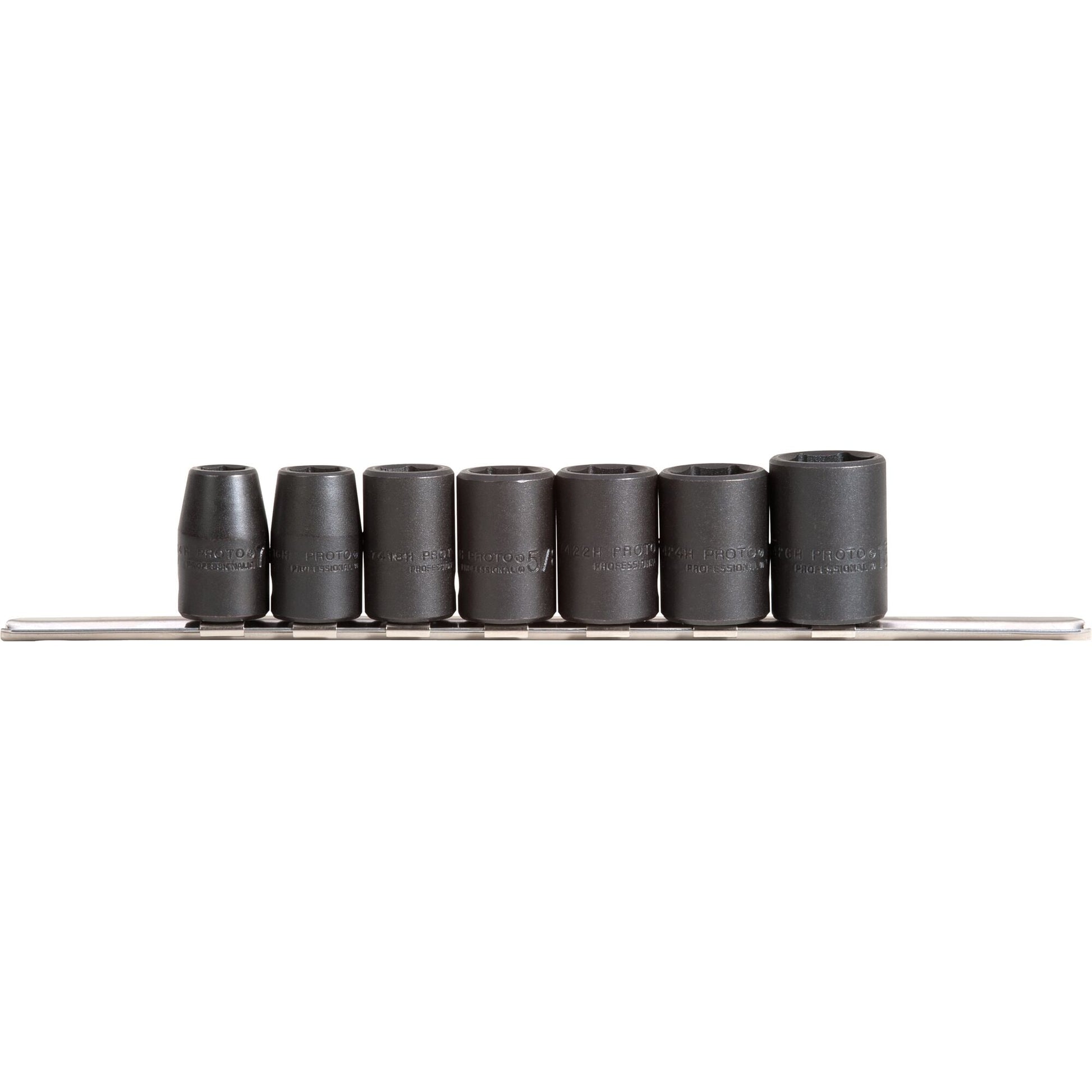 Proto J72157 — 1/2 in. Drive 6-Point Impact Socket Set (7 pc.) J72157