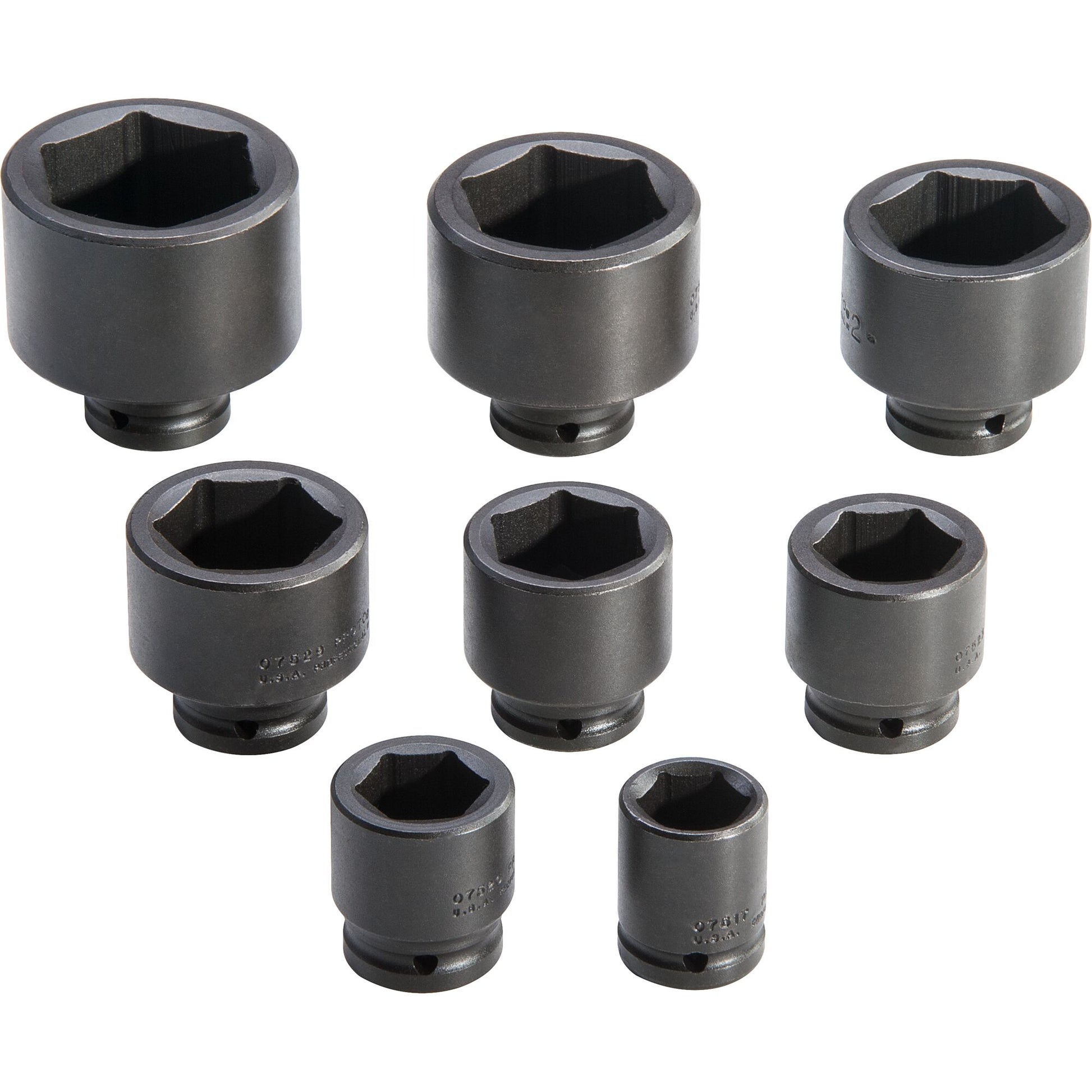 Proto J73104 — 3/4 in. Drive 6-Point Impact Socket Set (8 pc.) J73104