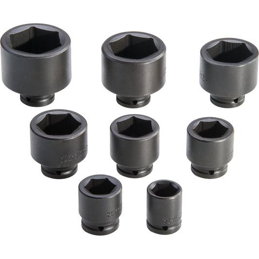 Proto J73104 — 3/4 in. Drive 6-Point Impact Socket Set (8 pc.) J73104