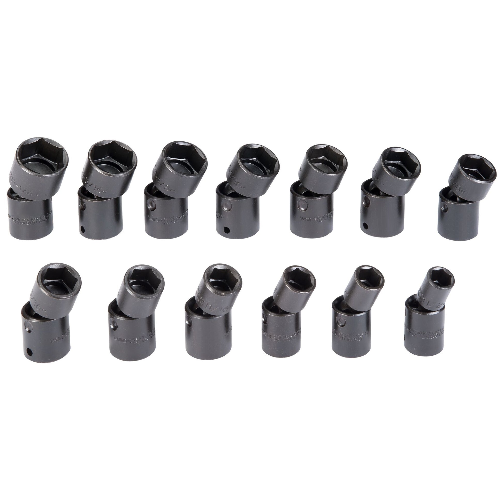 Proto J74143 — 1/2 in. Drive 6-Point Universal Impact Socket Set (13 pc.) J74143