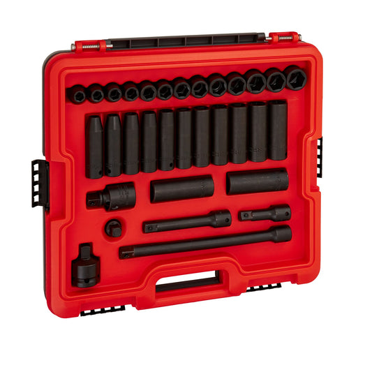 Proto J74232IM — 1/2 in. Drive 6-Point Impact Socket Set (32 pc.) J74232IM