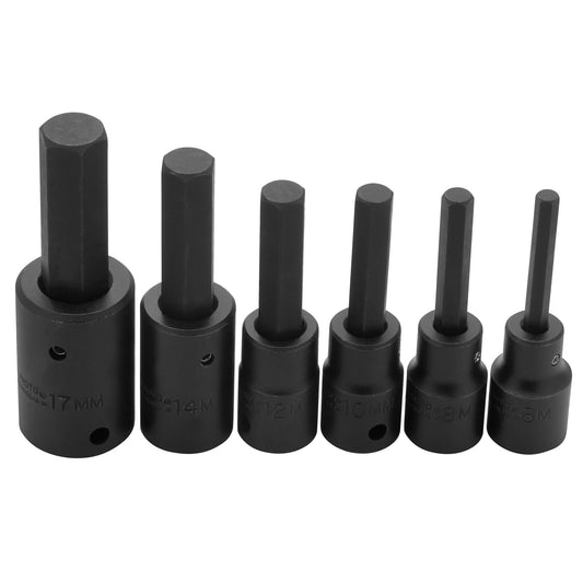 Proto J74252 — 1/2 in. Drive Metric Hex Bit Impact Socket Set (6 pc.) J74252