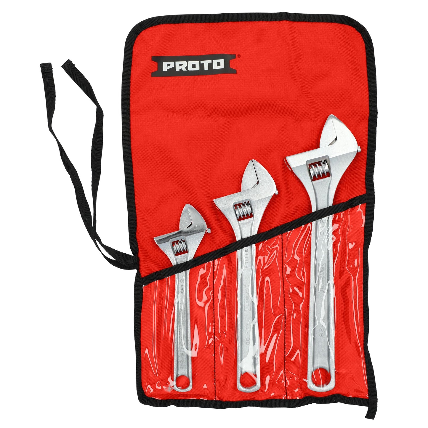 Proto J795A — Velocity Satin Adjustable Wrench Set (3 pc.) J795A