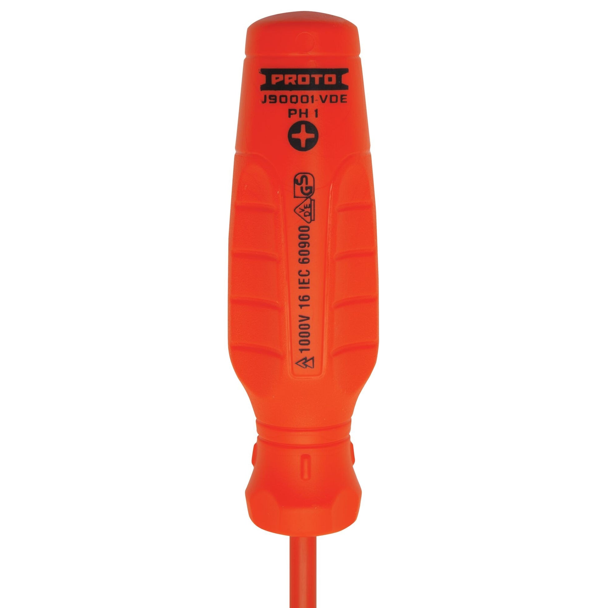 Proto J90001-VDE — PH1 Round/Slim Tip VDE Insulated Screwdriver J90001-VDE
