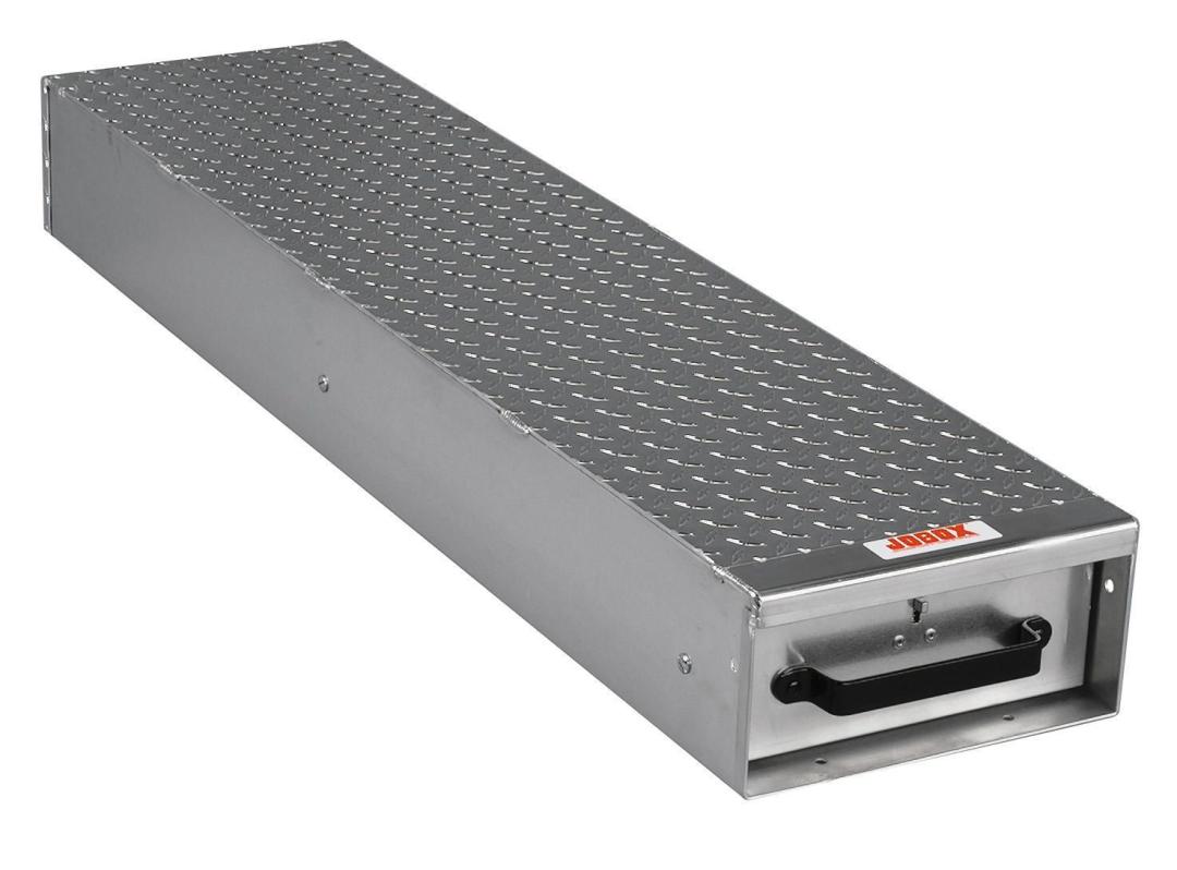 Crescent 1 Drawer Long Floor Heavy-Duty Aluminum Drawer Storage - 12"W x 6"H x 50"L 1401980
