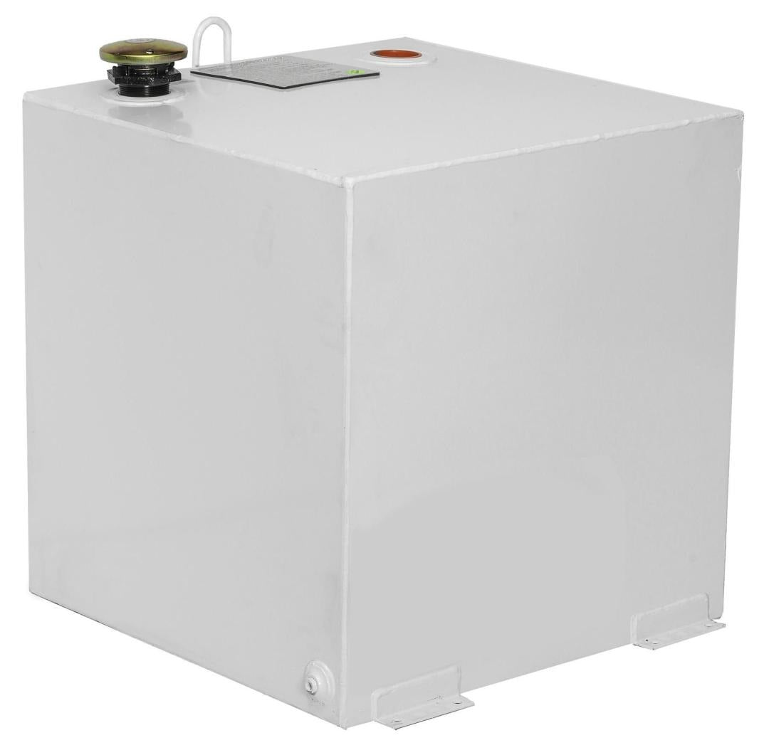 Crescent 50 Gallon White Square Steel Liquid Transfer Tank for Trucks 485000