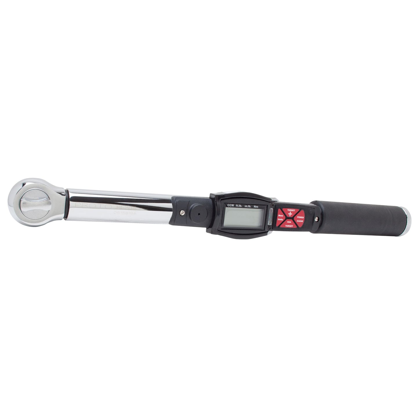 Proto JH4-250RB — 1/2 in. Drive 47/64 in.. Electronic Fixed Ratcheting Head Torque Wrench JH4-250RB