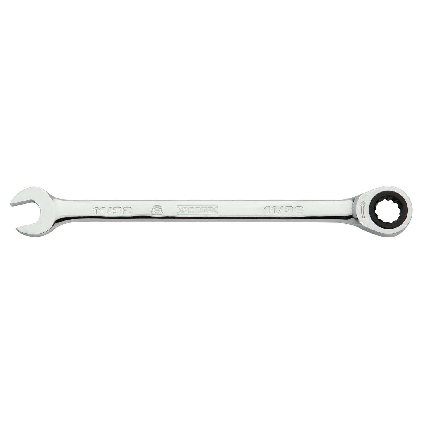 Proto Wrench Combination Ratcheting 12Pt Full Polish 11/32 JSCR11T