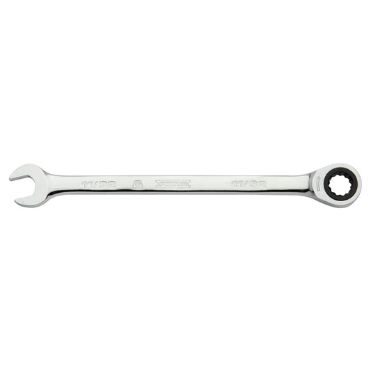 Proto Wrench Combination Ratcheting 12Pt Full Polish 11/32 JSCR11T