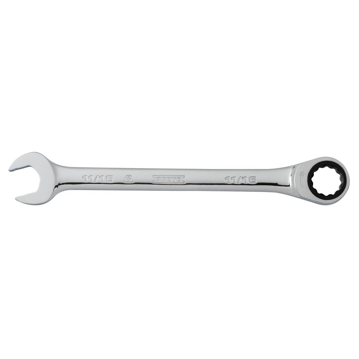 Proto Wrench Combination Ratcheting 12Pt Full Polish 11/16 JSCR22T