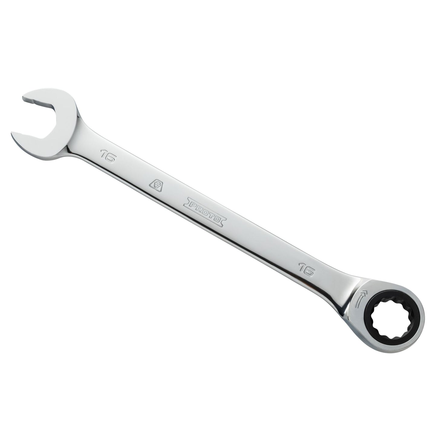 Proto Wrench Combination Ratcheting 12Pt Full Polish 16Mm JSCRM16T
