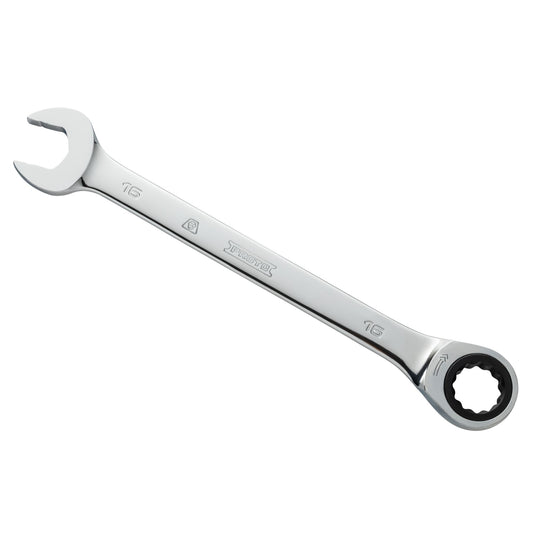 Proto Wrench Combination Ratcheting 12Pt Full Polish 16Mm JSCRM16T