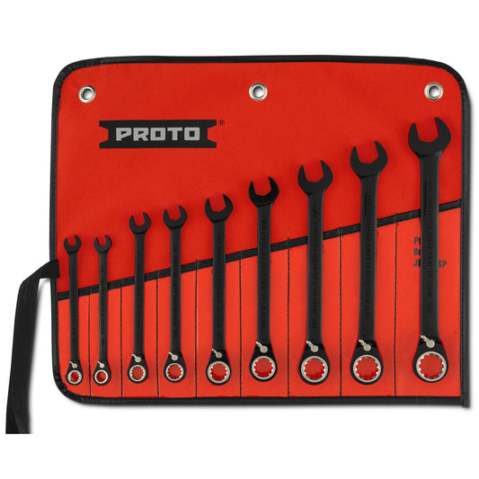 Proto JSCV-9S — Reversible Ratcheting Combination Spline Wrench Set (9 pc.) JSCV-9S