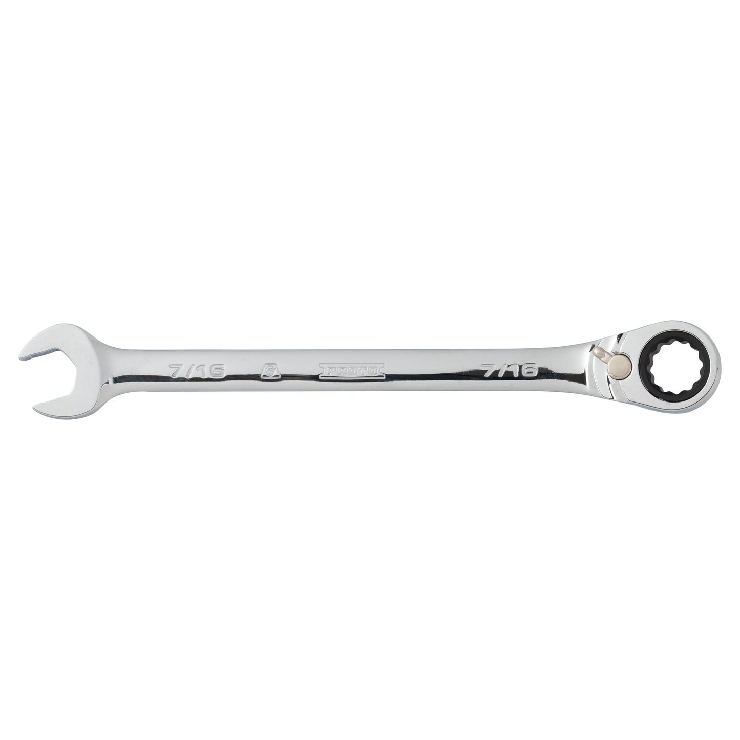 Proto Wrench Combination Reversible Ratcheting 12Pt Fp7/16 JSCV14T