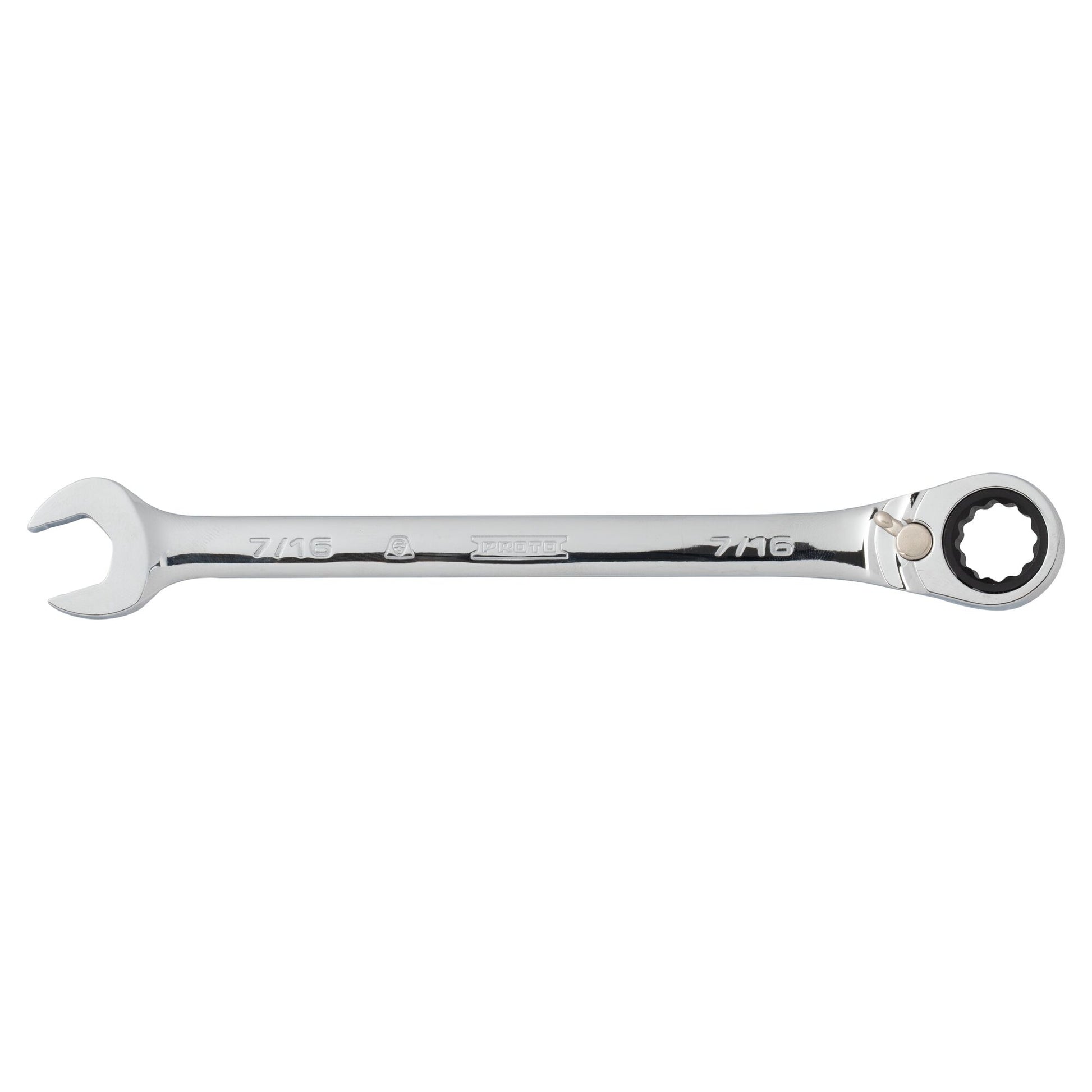Proto Wrench Combination Reversible Ratcheting 12Pt Fp7/16 JSCV14T
