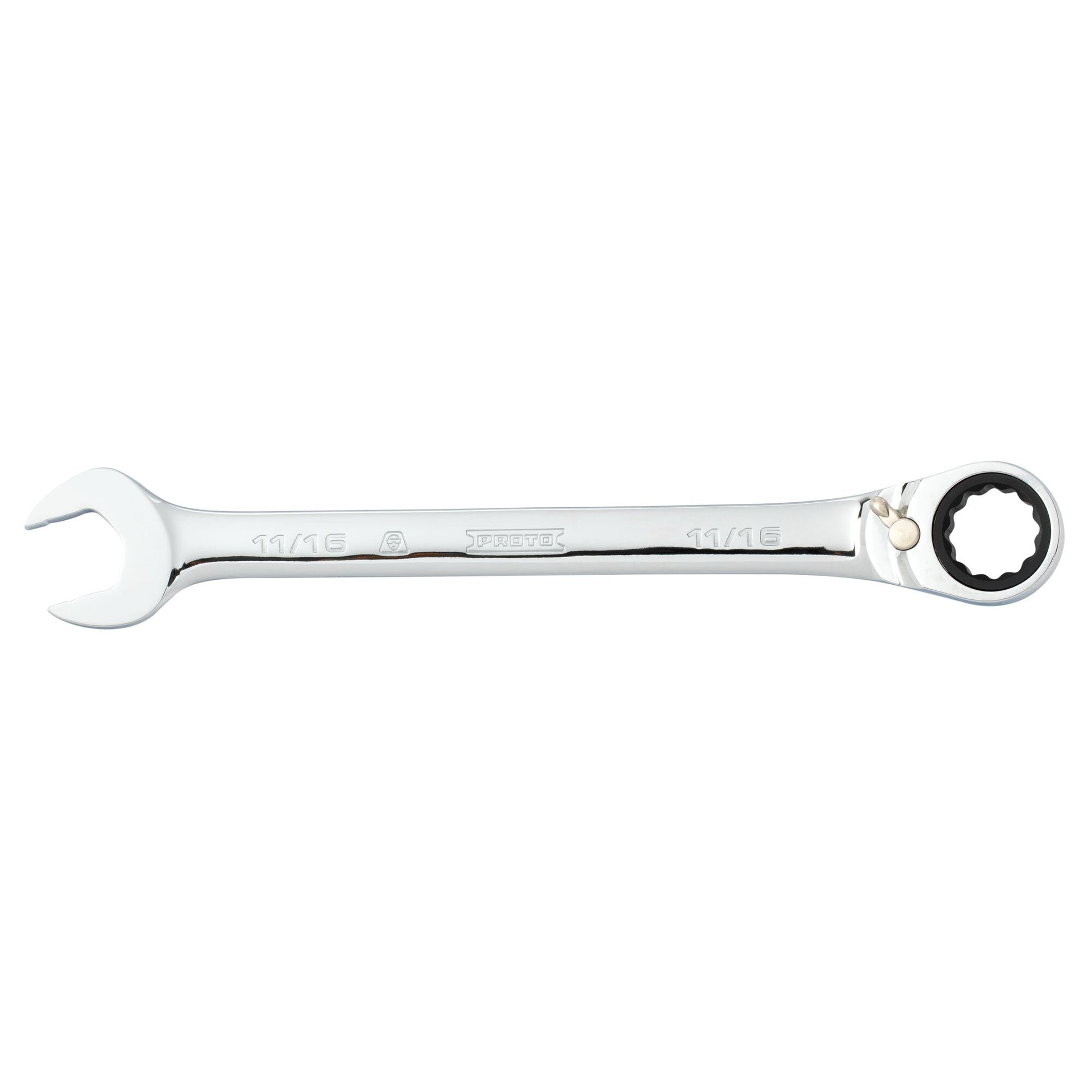 Proto Wrench Combination Reversible Ratcheting 12Pt Fp11/16 JSCV22T