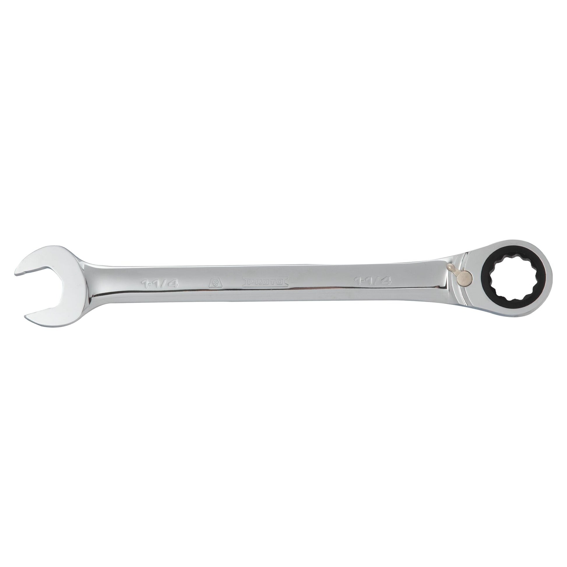 Proto Wrench Combination Reversible Ratcheting 12Pt Fp1-1/4 JSCV40T