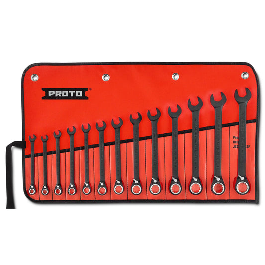 Proto JSCVM-13S — Reversible Ratcheting Combination Spline Wrench Set (13 pc.) JSCVM-13S